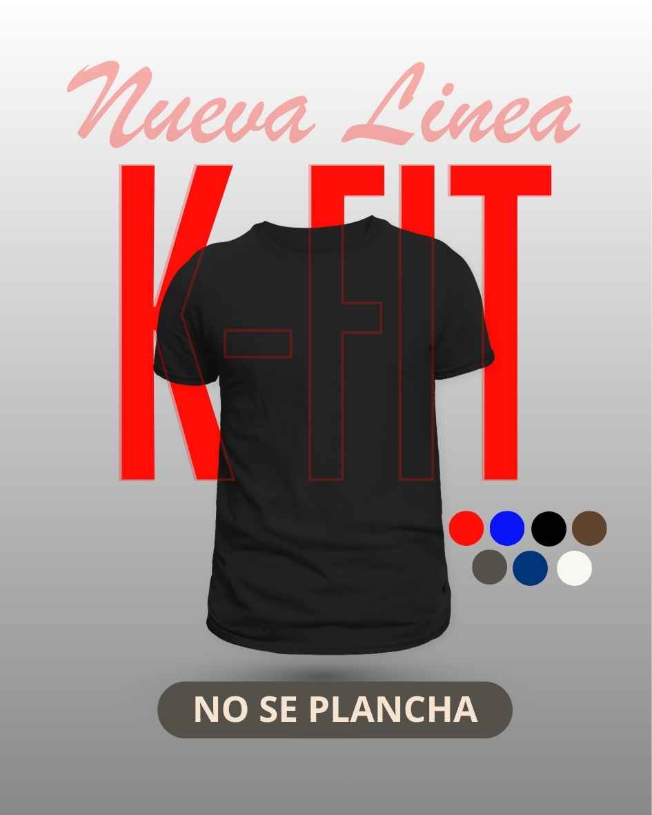 Poleras Polo Tela K-FIT Manga Corta